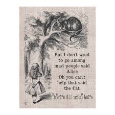 Alice In Wonderland Cheshire Cat With Alice Fleece Blanket Zazzle Com In 2021 Alice And Wonderland Quotes Alice S Adventures In Wonderland Adventures In Wonderland