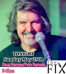 TONIGHT at The FIX! Let's make our Sunday EPIC with Doug Ramsay & Pete  Ramsay 6-10pm!! We are so blessed and so grateful to enjoy Freedom as the  cost is far from