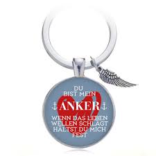 Schlusselanhanger Mit Sussen Spruchen Fur Den Partner Du Bist Mein Anker Wenn Das Leben Wellen Gunstig Online Kaufen Himmelsflusterer De