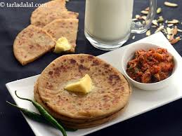 Punjabi Aloo Paratha Recipe Stuffed Aloo Paratha Aloo Ka Paratha Recipe Paratha Paratha Recipes Chaat Recipe