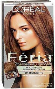 L Oreal Feria Tortoiseshell Browns Hair Color T53 Cool Medium Brown Packaging May Vary Shimmering Color Loreal Paris Feria Loreal Paris