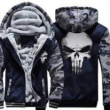 Check spelling or type a new query. Swisswell Homme Punisher Sweat Decontracte Interieur En Polaire Veste Zippee Sportif A Capuche Manteau A Capuche