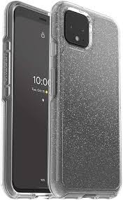 Amazon Com Otterbox Symmetry Clear Series Case For Google Pixel 4 Stardust Silver Flake Clear
