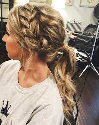 Try our 35+ braided prom hairstyles ideas ❤ collection of prom updos with braid presented in our gallery will not leave you indifferent ❤ see more at ladylife. 6 Easy Pretty Prom Hairstyles Braided Prom Hair Prom Ponytail Hairstyles Messy Ponytail Hairstyles
