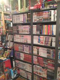 Bookcases Of Manga At Store Otaku Room Pastel Room Kawaii Room