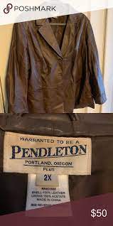 Pendleton Leather Jacket Jackets Leather Leather Jacket