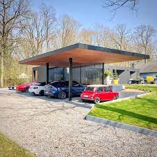 Choose modern furniture with sleek, tapered legs and long, simple surfaces. The 50 Best Carport Ideas The Ideal Space For Storing Your Pride And Joy