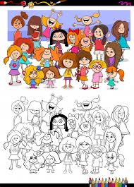 Dibujos Para Colorear De Chicas