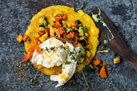 Farinata Italienischer Pfannkuchen Mit Gemuse Low Carb Rezept Swissmilk Rezept Getrocknete Kichererbsen Salat Mit Schafskase Kichererbsenmehl
