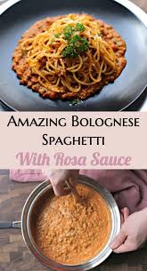 Amazing Bolognese Spaghetti With Rosa Sauce My Latina Table In 2020 Cooking Recipes Healthy Rosa Sauce Mediterranean Recipes