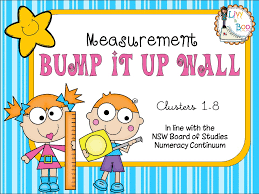 Bump It Up Wall Australian Numeracy Continuum Measurement Numeracy Math Activities Math Wall