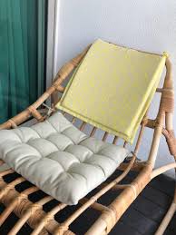 The chair cushion has two identical sides so it can be turned over for even wear. Ikea Rattan Lounge Garden Chair With Cushions Furniture Home Living Furniture Chairs On Carousell