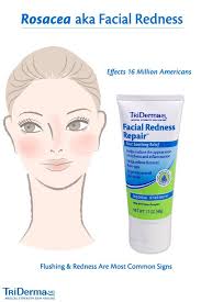 Rosacea Otherwise Known As Facial Redness Is A Common Skin Condition Causing Flushing Of The Face Did You Know More Than 1 Rosacea Rosacea Skin Care Redness