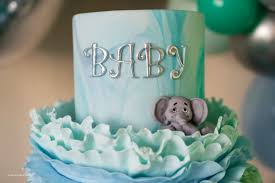 Check spelling or type a new query. Shower Baby Boy Elephant Baby Shower Cake With Cupcakes