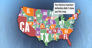 19 Eye Opening Maps Of America That May Surprise You America Map Map History Teachers
