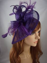 Wide Brim Hat Purple Women