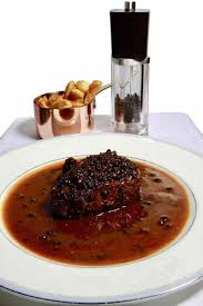 Classic Steak Au Poivre Pepper Crusted Steak In Cognac Sauce Recipe Steak Au Poivre Stuffed Peppers Steak Dishes