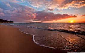 We have 45+ amazing background pictures carefully picked by our community. Beach Sunset Desktop Wallpapers On Wallpaperdog