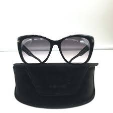 Tom Ford Nora Cat Eye Sunglasses Black TF937 01B
