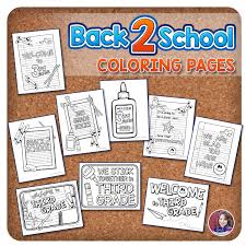 Coloring is a very useful hobby for kids. 3rd Grade Back To School Heidi Babin