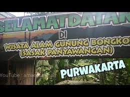 Wisata Alam Gunung Bongkok Sasak Panyawangan Purwakarta Youtube Alam Pegunungan Youtube
