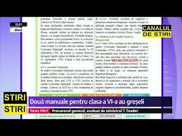 Ministerul educaţiei naționale şi cercetării ştiinţifice. IncÄƒ Un Manual Unic Cu GreÈ™eli Manualul De Istorie Pentru Clasa A Vi A