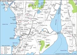 Bombay Map - India