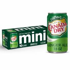I don't think it does. Canada Dry Ginger Ale Mini Cans 10 Cans 7 5 Fl Oz Kroger