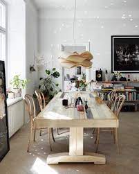 Elle Decoration Sverige On Instagram Stilsakert Och Sa Inspirerande I Modedesignerns Dromlagenhet In 2020 Farm Dining Table Home Decor Dining Table