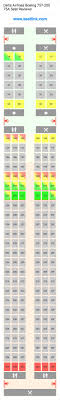 Delta Airlines Boeing 757 200 75a Seating Chart Updated