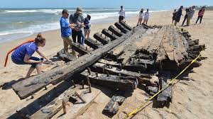 Suspected Centuries Old Shipwreck Washes Ashore In Ponte