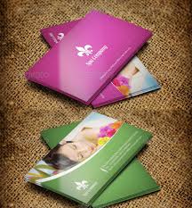 Hairdresser, beauty woman, salon or spa logo design with business crad template. 20 Best Beauty Salon And Spa Business Cards Designmaz