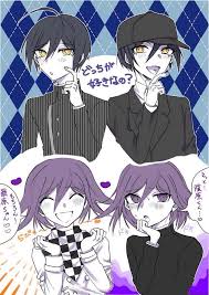 Posting every image of shuichi and kagehara (pregame shuichi) together that i find because it's rare and i love them. Pregame Kokichi And Shuichi Fanart Novocom Top