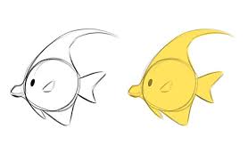 Alison james_____ buy the book here: How To Draw A Fish Easily Adobe