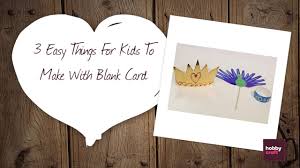 I challenged myself to make some simple suo cards from scraps on my desk. 3 Easy Things To Make With Card Hobbycraft Youtube