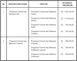 Pegawai pemerintah non pegawai negeri (ppnpn) yang menjadi peserta bpjs ketenagakerjaan, bisa menerima bantuan gaji rp600ribu/bulan. Tunjangan Jabatan Fungsional Pengawas Farmasi Dan Makanan Jabatan Fungsional