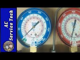 r22 and r410a refrigerant operating pressures on air