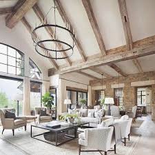 Gable Orientation Drop Ceiling Over Kitchen Covered Porch Outside Dining Love T Contemporary Rustic Living Room Rustic Living Room Design Contemporary House