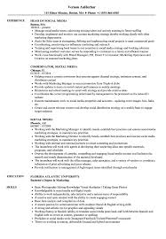 Use those bullet points to relate to the agency's needs, be super detailed, and always include. Social Media Resume Samples Velvet Jobs