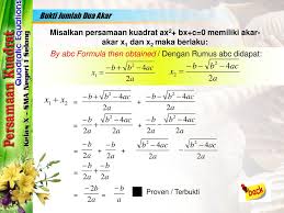Check spelling or type a new query. Matematika Persamaan Kuadrat Quadratic Equations Quadratic Equations Ppt Download