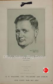 Irish personalities depicted in the Williams calendars in the 1950s and  1960s, based