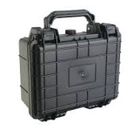 Waterproof ABS Plastic Case with Foam Interior - 322 mm X 192 mm X 111 mm - Black