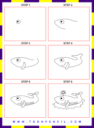 Click image for bigger version. How To Draw A Blue Whale Step By Step Drawing Tutorial Easy