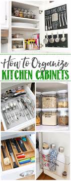 Install sliding shelves or wire baskets that slide out to help make use of all the space in deep cabinets. How To Organize Kitchen Cabinets Clean And Scentsible