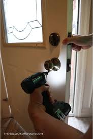 How to paint a door frame . How To Paint A Front Door Without Removing It Three Coats Of Charm