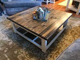 Crafted from solid pine with subtle wood grain under the antique white finish. Farmhouse Coffee Table 731 Woodworks Diy And How To Woodworking Video Guides 731 Woodworks We Build Custom Furniture Diy Guides Monticello Ar