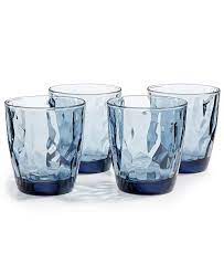 Diamond 4 Pc Double Old Fashioned Glass Set Bormioli Rocco Old Fashioned Glass Glassware