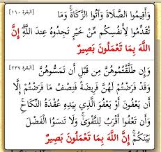 إن الله بما تعملون بصير مرتان في القرآن في سورة البقرة ١١٠ ٢٣٧ holy quran book quran book architecture collection