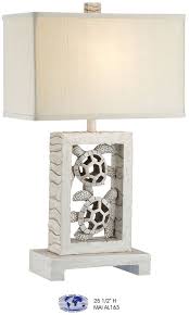 Carved Rectangle Turtle Table Lamp Turtle Room Decor Turtle Bedroom Turtle Room