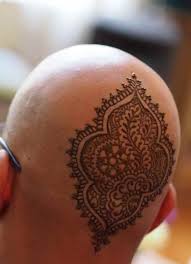 Men S Henna Tattoo On The Back Of The Head Men Henna Tattoo Tattoos Henna Men